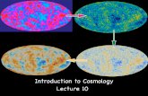 Introduction to Cosmology Lecture 10pettini/Intro Cosmology... · 2018-11-06 · crowave background (CMB) radiation. Our results are in very good agreement with the 2013 analysis