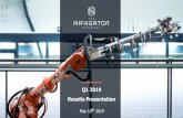 Q1 2019 Results Presentation - The Navigator Companyen.thenavigatorcompany.com/var/ezdemo_site/storage/... · 2019-05-10 · week10 20 30 40 50 8 18 28 38 48 6 16 26 36 46 3 13 23