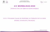 2.5 MORBILIDAD 2018 · 2020-04-15 · Diagnóstico Estatal de Salud D.R.© Servicios de Salud de Morelos 2019, México. Servicios de Salud de Morelos Dirección de Planeación y Evaluación