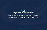KEY POLICIES FOR CFDS - Forex & CFD Trading Provider...Regulatory Risks. The hedge counterparty policy operates in the context of other parts of FP Markets’ risk management policy