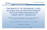 THE IMPACT OF BIODIESEL FUEL BLENDS ON …webpages.eng.wayne.edu/nbel/nbb-conference/NREL - Impact of BD on Light Duty...or imply its endorsement, recommendation, or favoring by the