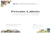 IB Kandidatuppsats Private Labels Lisa Josefin 4 juni · labels and national brands. Private labels are a global phenomena, but the private label market differs between nations due