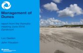 Management of Dunes - European Commission · PDF file Management of Dunes Dunes 2110 Embryonic shifting dunes 2120 Shifting dunes along the shoreline with Ammophila arenaria (white