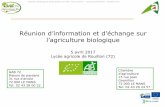 Réunion d’information et d’échange sur l’agriculture ... · Ce document est la propriété exclusive de la Chambre régionale d’agriculture des Pays de la Loire. Reproduction