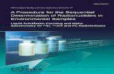 IAEA Analytical Quality in Nuclear Applications Series No ... · IAEA/AQ/37 IAEA Analytical Quality in Nuclear Applications Series No. 37 A PROCEDURE FOR THE SEQUENTIAL DETERMINATION