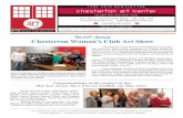JUNE 2019 NEWSLETTER chesterton art center · 2019-05-31 · JUNE 2019 NEWSLETTER chesterton art center CELEBRATING OUR 59TH YEAR 115 S. 4th St. • Chesterton, IN 46304 • 219 -