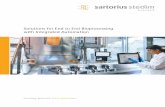 Solutions for End to End Bioprocessing with Integrated Automation · In addition to the openness of an integrated system architecture, this holistic automation approach paves the