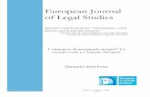 European Journal of Legal Studies · attivisti del primo FSE esprimono un forte interesse nella costruzione di nuove istituzioni di governo del mondo: il 70% degli intervistati è