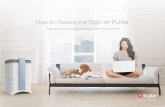 How to Choose the Right Air Purifier · 2019-08-22 · How to Choose the Right Air Purifier | 3 Poor IAQ is a serious health risk Why Indoor Air Quality (IAQ) is important Negative