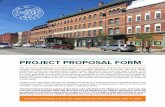 LOWVILLE DOWNTOWN REVITALIZATION INITIATIVE APPLICATION PROJECT PROPOSAL … of... · PROJECT PROPOSAL FORM ... work, and raise a family. In its fourth year, the program will invest