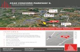 4560 CONCORD PARKWAY S. · Golf Club Charlotte Motor Speedway Concord Mills zMAX Dragway Concord Regional Airport SITE +/- 14 Acres Available Across from Charlotte Motor Speedway