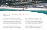 Panama City Beach, Florida€¦ · minutes, with every medical discipline available. Unlike many beachfront communities, ... the past 10 years, 60% of the ad valorem taxes the County