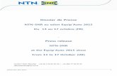 CP EQUIP AUTO def - NTN SNR... 1 Dossier de Presse NTN-SNR au salon Equip’Auto 2015 Du 13 au 17 octobre (FR) * Press release NTN-SNR at the Équip’Auto 2015 show From 13 to 17
