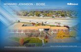 HOWARD JOHNSON - BOISE€¦ · 8002 w. overland roadboise, idaho 83709 howard johnson - boise 85 room hotel confidential offering memorandum
