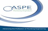 Connect with ASPE! · plumbing design at the technician level 2. Identify and recognize those individuals ... certificate program, sponsored by ASPE and the International Association
