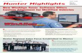 Volume 112/2005 Hunter Highlights · ach year, Hunter recognizes select members of its service organization for performance that exceeds the highest standards. The Lee Hunter Service