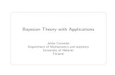 Bayesian Theory with Applications - Åbo Akademiweb.abo.fi/fak/mnf/mate/jc/miscFiles/BayesianTheory2010.pdfBruno de Finetti (1974,Theory of Probability): ﬂThe only relevant thing
