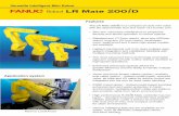 Versatile Intelligent Mini Robot FANUC Robot LR …The LR Mate 200+D is a compact six-axis mini robot with the approximate size and reach of a human arm. • Slim arm minimizes interference