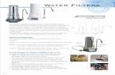 Water Filters - Filtri Acqua Italia DIGPURE9000S.pdf · The advanced filter removes most harmful contaminants in water : The sediment wrap traps particulates, ... temperature and