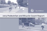 2013 Pedestrian and Bicycle Count Report · days from Tuesday 10/1/2013 through Thursday 10/3/2013. The Cascade Bicycle Club performed on-site counts at six additional locations throughout