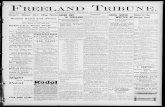 Freeland tribune. (Freeland, Pa.) 1901-08-30 [p ] FREELAND TRIBUNE. VOL. XIV. NO. 27. FREELAND, PA.,
