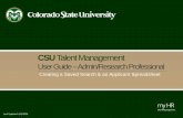 CSU Talent Management · 2018-01-08 · Page 2 1. Log into TMS at e.edu/hr 2. Select ‘Applicant Tracking’ module and ‘Applicant Manager,’ ‘Search Committee Member’ or