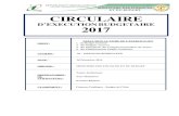 CIRCULAIRE - CABRI · circulaire. d’execution budgetaire. 2017. objet : execution au titre de l'exercice 2017 1. du budget général
