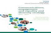 Communications, engagement and equality and diversity strategy · Equality and Diversity: key achievements 2013-2015 Appendix F Work plan 2015-2017 Notes Communications, engagement