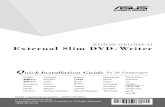 External Slim DVD-Writer DVD-RW/SDRW... · 2019-12-17 · External Slim DVD-Writer SDRW-08U9M-U Slovenščina Svenska ไทย Türkçe Tiếng Việt Українська Q uick