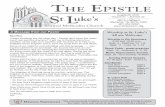 The episTle - Amazon S3€¦ · The episTle August 29, 2016 Volume 51 Number 23 480 S. Highland Memphis, TN 38111-4302 901.452.6262 United Methodist Church “We are becoming a faithful