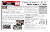 NILMA PRIMARY SCHOOL NEWSLETTER · Dogs whimpering in kennels, Trees gripping for dear life,Aqua The lights flicker, ... Trees crashing to the ground blocking the road, Cars skidding