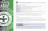 Clinical Practice Guidelines: Other/Active armed offender · 2020-02-12 · Information security: UNCLASSIFIED – Queensland Government Information Security Classification Framework.