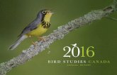 BIRD STUDIES CANADA · participants in our 2015 . school programs 27,000. people reached through all 2015 outreach events & education programs ... Bird Studies Canada plays a key