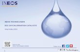 INEOS TECHNOLOGIES EDC OXYCHLORINATION CATALYSTS · R&D Catalysts: Oxychlorination Technologies . HCl Conversion C. 2. H. 4. Selectivity to EDC Pressure Drop Catalysts Life HCl Conversion