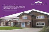 Barrington Park - Prospa Homes · Alsager is ideally situated in the Cheshire countryside with close transport links to the M6 motorway network and A50 which links it to Stoke-on-Trent,