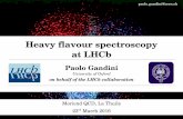 Spectroscopy - LHCbmoriond.in2p3.fr/QCD/2016/WednesdayMorning/Gandini.pdf · 23rd March 2016 Paolo Gandini Moriond QCD 2 Outline Several new results produced for winter conferences