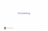 Scheduling - Computer Science and Engineeringcs3231/16s1/lectures/lect17.pdf · – A new process • Run the parent or the child? – A process exits • Who runs next? – A process