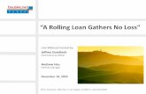 “A Rolling Loan Gathers No Loss” - Advisor Perspectives...Dec 10, 2019  · Advisor Use Only Webpage ... Microsoft PowerPoint - 12-10-19 TR Presentation - Final-FINAL.pptx Author: