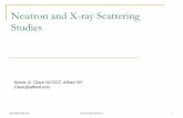 Neutron and X-ray Scattering Studies - Lehigh University · 2015-01-04 · Anomalous Dispersion (neutron and X-ray diffraction). The scattering amplitude (X-ray form factor) becomes