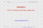 SHERPA - Harvard UniversitySherpa Aneta Siemiginowska CXC 2 Astrostatistics Workshop, HEAD meeting, New Orleans, Septemter 2004 Modeling and Fitting Software XSPEC - analysis of 1D
