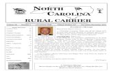 Official News Publication of the North Carolina Rural ... … · Warmest thoughts and best wishes for a Merry Christmas and a Happy New Year from . Ronald and Harriet Lineberger.