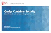 Qualys Container Security...Docker File Image Registry Containers Host / Cloud VM Docker Engine परयल. New age of DevOps tools specific to containers - enabling deployment and