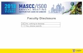 Faculty Disclosure - MASCC · Chemotherapy-induced peripheral neuropathy Major side effect of cancer treatment Reduces treatment tolerability Leads to long term deficits Cancer survivors