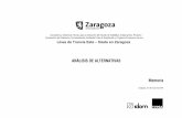 Análisis de Alternativas - Zaragoza · Tabla 56. Índice de Planos.....87 Consultoría y Asistencia Técnica para la redacción del Estudio de Viabilidad, Anteproyecto, Proyecto