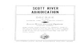 SCOTT RIVER ADJUDICATION - FORcaliforniaresourcecenter.org/_sswatermasterdistrict/...SCOTT RIVER ADJUDICATION DECREE NO. 30662 SUPERIOR COURT - FOR SlSKlYOU COUNTY SlSKlYOU COUNTY