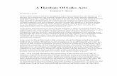 A Theology Of Luke Acts - OB INFO NET · A Theology Of Luke-Acts DARRELL L. BOCK INTRODUCTION Of the 7,947 verses in the New Testament, Luke-Acts comprises 2, 157 verses, or 27.1
