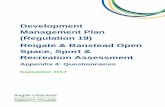 Development Management Plan (Regulation 19) Reigate & … · Allotment Holders Questionnaire Reigate & Banstead Borough Council is in the process of updating its 2011 Open Space,