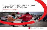 I FLUSSI MIGRATORI VERSO L’ITALIA · 2018-04-17 · VERSO L’ITALIA MARZO 2018 . 1 Secondo i dati ufficiali del Ministero dell’Interno1, il mese di marzo ha registrato un andamento