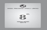 SHREE PRECOATED STEELS LIMITED 8 th - SpslWebsite: Sharex Dynamic (India) Private Limited Unit No. 1, Luthra Industrial Premises, Andheri Kurla Road, Safed Pool, Andheri (East), Mumbai-400