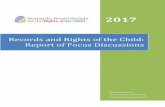 Records and Rights of the Child: Report of Focus Discussions · The ERSC, with the support of the University, has conducted a series of focus discussions on the topic Records and